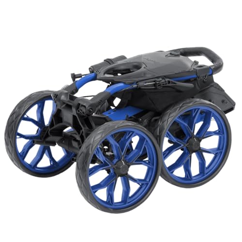 Bag Boy Quad Pro Disc Golf Cart - color: Royal/Black