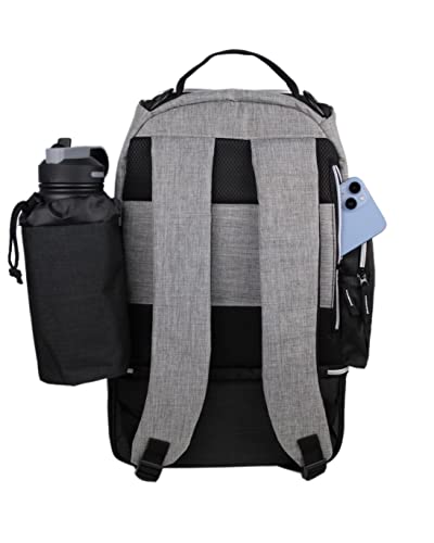 Flight level Disc Golf Backpack with Insulated Cooler | Frisbee Disc Golf Bag | Large Capacity up to 20 Discs