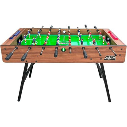 KICK Arcadia 48" Folding Foosball Table – Compact Indoor Game Table - color: Brown