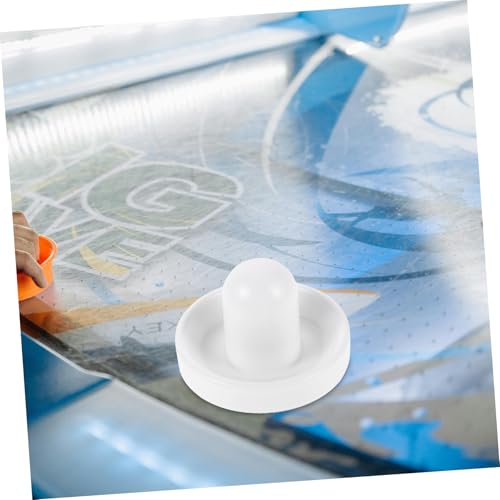 BESTonZON 1set Hockey Game Parts Strikers and Pucks Kit for Tabletop Ice Hockey Includes White Cloths and Pucks for Family Entertainment and Parties