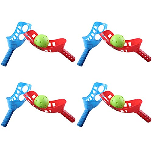 Throw Games, Safe Scoop Ball Games Unroll Lightweight Plastic and Park for Adult Kids