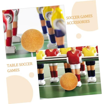 ibasenice 6pcs Table Soccer Table Football Replacements Adult Foosball Desk Game Balls Foosball Accessories