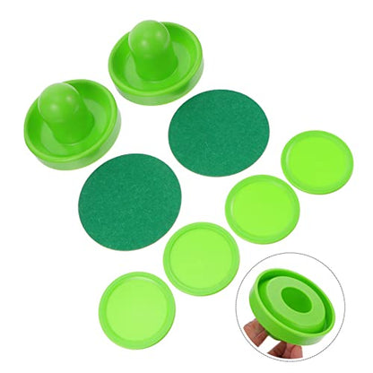 76mm Air Hockey Pusher and Puck Set Sturdy Replacement Accessories for Game Tables for Family Fun and Competitive Play