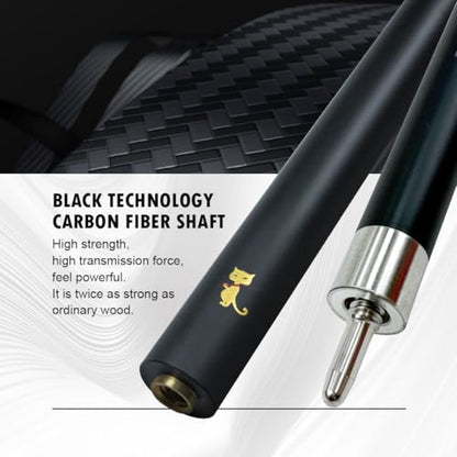 CueMall 58" 2-Piece Billiard Pool Cue Sticks,12.5mm Fiberglass Graphite Composite Billiard Cue Sticks,19oz Pool Sticks Tacos de billar for Adults Men/Women, House or Commercial/Bar Use - color: CueMall-B