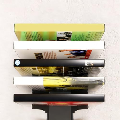 Of 4 Wall Mounted Media Holders for Gaming Discs and Accessories Space Saving Wall Mounted Holder Set for Gaming Units