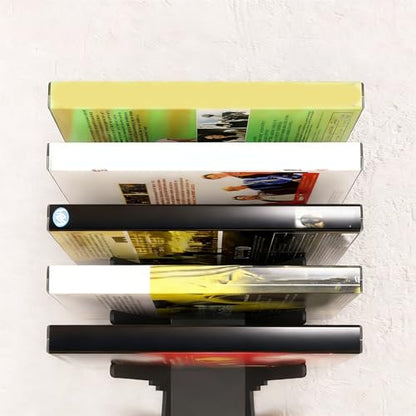 Of 4 Wall Mounted Media Holders for Gaming Discs and Accessories Space Saving Wall Mounted Holder Set for Gaming Units