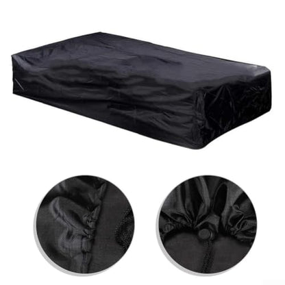 Foosball Table Cover Waterproof Dust Proof Protection, Oxford Cloth for UV Resistant for Indoor Outdoor Use, Fits Most Standard Tables 64x45x19 Inch, Black