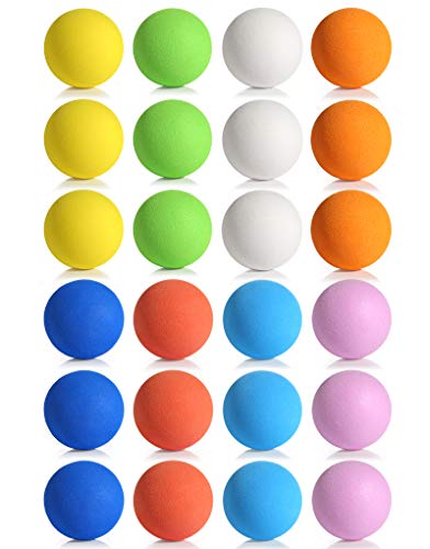 Pllieay 2.4 Inch Soft Foam Balls, Lightweight Mini Indoor Toys Play Balls for Safe Fun, Birthday Party for Boys and Girls - style: 24