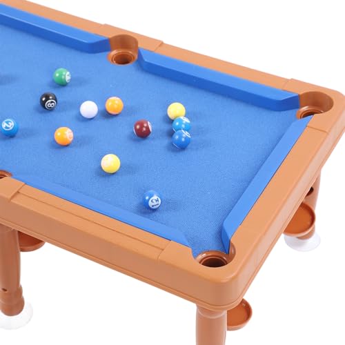 HEEPDD Mini Pool Table, Portable 17.32 Inches for Kids and Adults Early Education Puzzle Toys