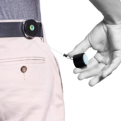 OKKO Retractable Round Billiard Chalker w/Belt Clip - Fits Taom Chalk