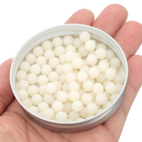 uxcell 100Pcs Nylon Bearing Balls 7mm Polishing Solid Ball, G2 Precision, White - size: 7mm