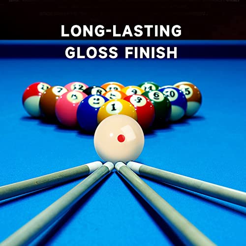 GSE Games & Sports Expert Billiard Practice Training Cue Ball, AAA-Grade PRO Cup Standard Pool Billiard Cue Ball (6 oz 2-1/4" Several Colors Available) - color: Red & Artifact