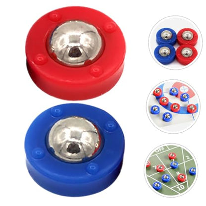 KOMBIUDA 20pcs Shuffleboard Accessories Mini Pucks Replacement Beads Tabletop Game Parts Easy Setup Versatile for Home Club Venues