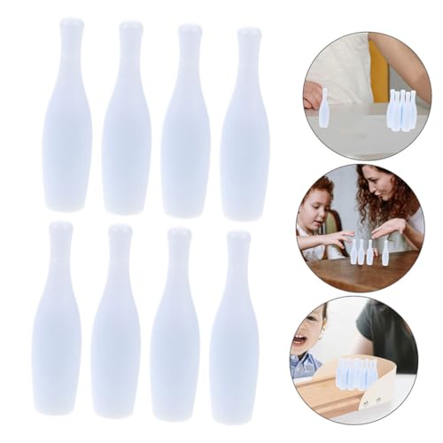 Yardwe 30Pcs Mini Bowling Pin Indoor Bowling Game Compact Bowling Pins for Adults for Family Gatherings Unique Present Improves and Coordination