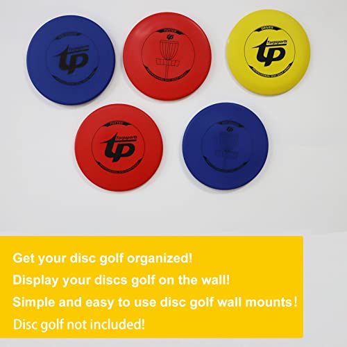 PIAOLGYI Disc Golf Mounts Display Holder Hanger Accessory Compatible with Disc Dolf Discs,10 PCS - color: Black