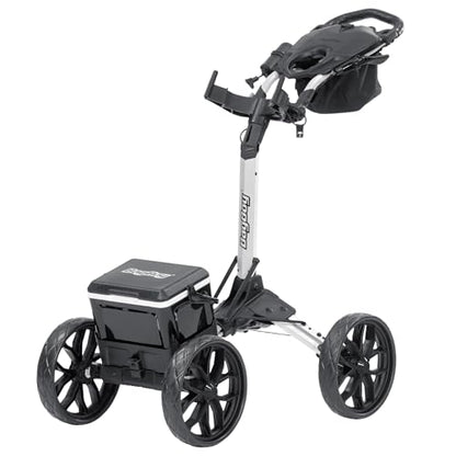 Bag Boy Quad Pro Disc Golf Cart - color: White/Black