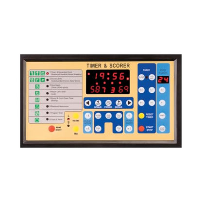 Champion Sports Electronic Scoreboard, Multi-Sport Tabletop Indoor, 24" L x 16" H x 10" D, Black, (Model: T90)