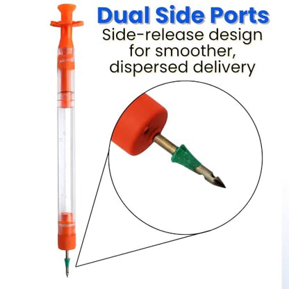 Standard Model - 7.5cc | 1-1/2in Length Configuration -Box of 24 | Livestock Field Applicators | Transparent Polycarbonate Field Applicators | Compatible with Select Field Equipment | Empty - size: 7.5cc, style: 1-1/2"