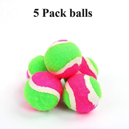 Cooraby Toss and Catch Paddle Game 5 Set Paddle Toss and Catch Ball Sport Games Suitable for Sports, Beach and Party Favor with Storage Bag, 10 Paddles and 5 Balls