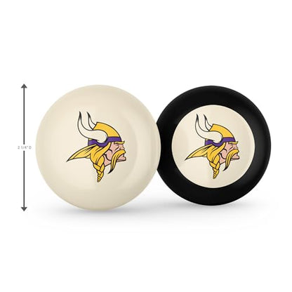 Imperial NFL Logo Cue Ball & 8 Ball Combo Set - color: Minnesota Vikings, White