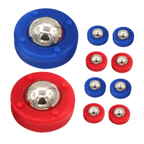 BESPORTBLE 10Pcs Mini Shuffleboard Pucks Set Portable Tabletop Curling Game for Hand Eye Coordination Compact Indoor Entertainment for Fun and Engaging Play Area Accessory