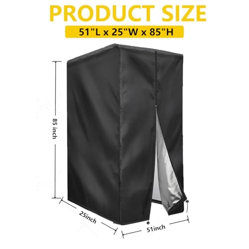 Basketball Arcade Cover, 420D Waterproof Basketball Hoop Covers | 51"L x 25"W x 85"H, Shooting Machine Basketball Covers For Indoor Outdoor Use (Cover Only) - size: 51"L x 25"W x 85"H