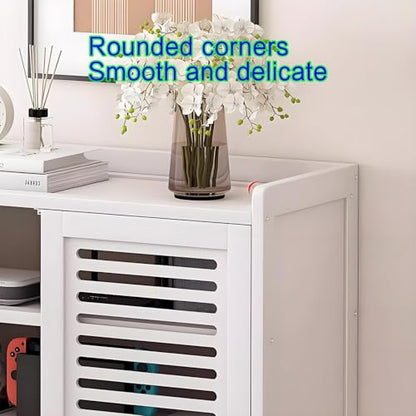 Audio Video Media Stand Cabine,Media Storage Cabinet,Modern AV Cabinet,AV Rack Gaming Cabinet,AV Stereo Cabinet,Wood Stereo Cabinet,Stereo Cabinet Media Stand,Audio Video Media Stand(Brown,59x25x67cm/ - color: Brown, size: 59x25x67cm