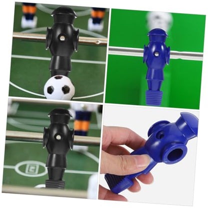 POPETPOP 4Pcs Foosball Player Figurines Replacement for Table Football Game PP Resin Material Wear-Resistant Soccer Player Statues for Standard Desktop Soccer Table Rods