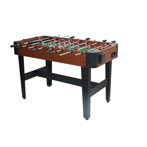 Virubi Foosball Table, 48 Inch Soccer Game Table with Adjustable Weight, Steel Sporty Design Football Table for Kids Adult Family Indoor Games