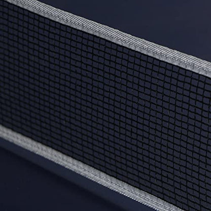 Tyenaza Retractable Pong Net, Portable Table Tennis Net and Post Set, for 66.9in Wide Tables Grey Blue(13.8x19cm)