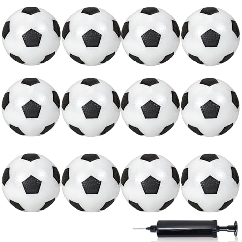 12 Pack Mini Soccer Balls for Kids, 4'' Small Soccer Ball for Pool Beach Garden Sports Game Party Supplies, Inflatable Mini Classics Soccer Balls for Indoor Outdoor Games - style: 12P Mini Classics Soccer Balls