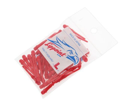 L-style Lstyle Lippoint USA Dart Tips – Red | 2BA Soft Tip Point Replacements – 50 Pack - color: Red