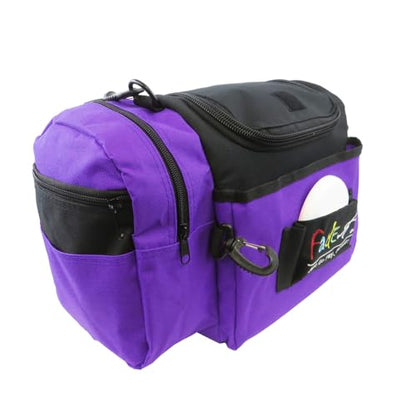 Fade Crunch Disc Golf Bag – Compact, Durable, and Lightweight Disc Storage (Purple)