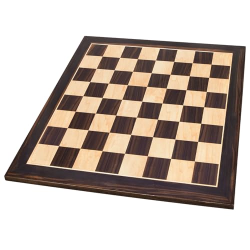 BIVOMON 21.25’’ Wooden Chess Board Professional Tournament Chess Board with 2.2" Squares Large Chess Family Outdoor Board Games (Chess Boards Only)