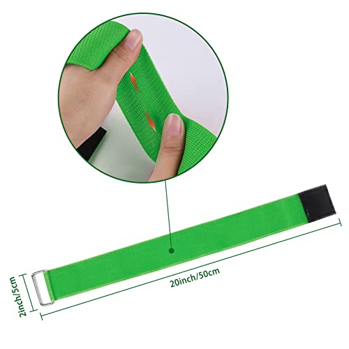 12 Pcs 3 Legged Race Bands Firm Elastic Tie Kids Outdoor Games Teamwork Birthday Party Game for Adults & family Field Day Carnival Theme Outside Yard Games