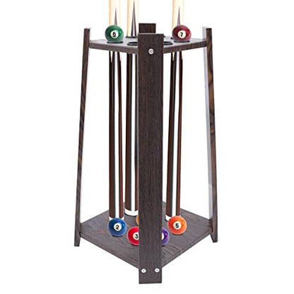 8 Holes-Pool Cue Rack Holder Billiards Stick Stand Floor Stand Pool Stick Holder Use for Golf Club Fishing Rod Billiard Poles, Club Organizer Display Stand - style: style 5