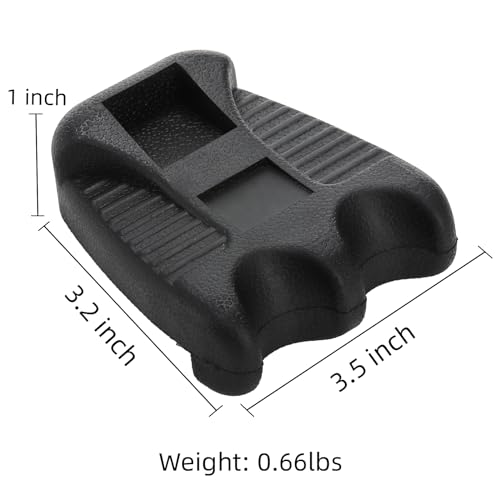 Eorbow 2 Holes Pool Cue Holder, Portable Weighted Cue Rest Cue Stick Holder, Billiard Cue Rack with Chalk Holder, Mini Non-Slip Pool Cue Rack Claw