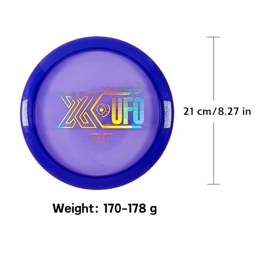 X-UFO Disc Golf Set - Disc Golf Starter Set, Includes 1 Putter, 1 Driver, and 1 midrange disc, Weighing 170-178 Grams Suitable for Beginners and Professional disc Golf tournaments - color: Set 4