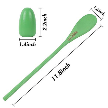 LovesTown 12 PCS Egg Spoon Race Game Sets, Wooden Balance Relay Games for Kids Carnival Birthday Party Outdoor Games (Pack of 2) - size: Medium (Pack of 2)