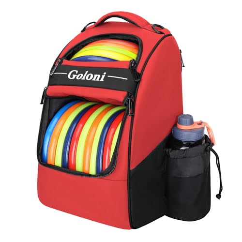 Disc Golf Bag Holds 23+ Discs,Durable Disc Golf Backpack with cooler compartment,Large Capacity Frisbee Bags