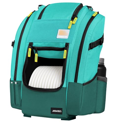 Axiom Discs Voyager Series Backpack Disc Golf Bag (Choose Your Color and Size) - color: Aqua/Emerald, style: Voyager Slim