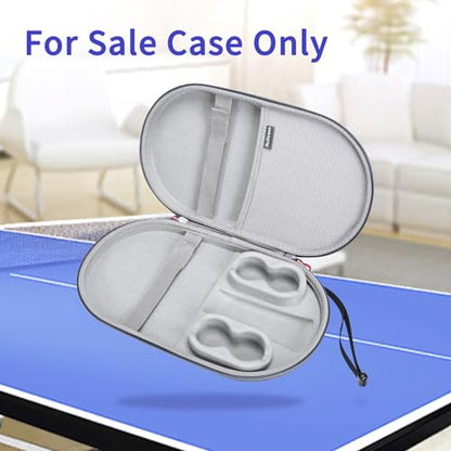 Carrying Case for Ping Pong Paddles/Table Tennis Paddles/Racquet Cyber Shape Hexagon,Fits for 2 Paddles and 4 balls - color: Large Grey
