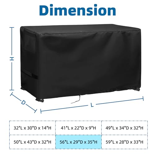 Multi-Game Table Cover for Scpoloco 4-in-1 Combo Game Tables,Ping Pong Tables Cover for Table Top Arcade Machine,Dust Covers for Family Game Night,56"x29"x35" - size: 56"L x 29"D x 35"H