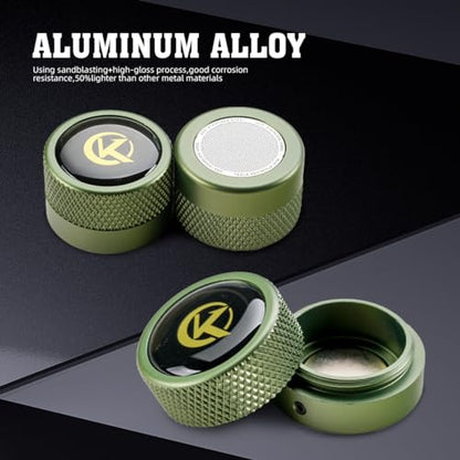 KONLLEN Round Pool Chalk Holder Pool Billiards Accessories Portable Multifunctional Sturdy Pool Cue Accessories - color: Green