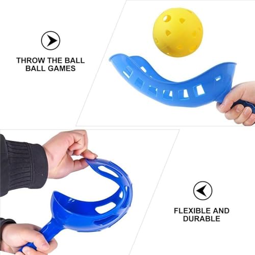 Scoop Ball Set, Sports Tackle Game, Throw and Catch Game for Kids, Interesting Interactive Funny Toss & Catch Set, Educational Portable Fun Toss, Racket Games Outdoor Party Gear for Beach Lawn Yard