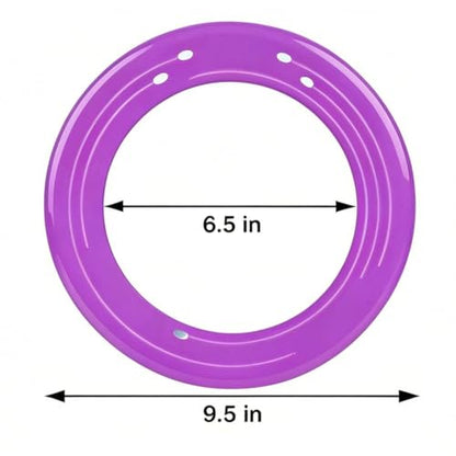 YOFIT 10 Inch Flying Ring with Assorted Colors, Set of 5