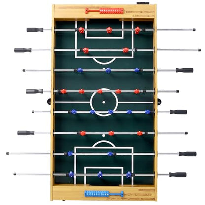 Foosball Table, Adult Size, 55 inch Standard Size Foosball Table, Indoor Full Size Foosball Tables for Home, Family, and Game Room, Soccer with Foosball Tables Set, Brown