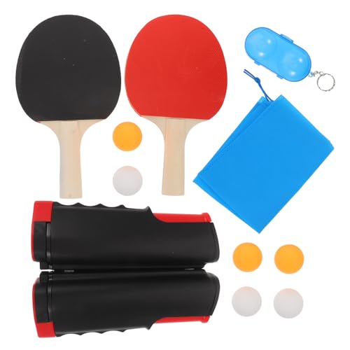 DECHOUS Retractable Table Tennis Net with Clamps Portable Ping Pong Net Sturdy Pu Material Convenient Installation Fits Tables to 5cm Thick