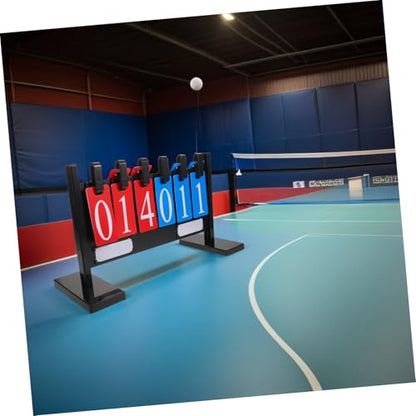 Holibanna Weatherproof Portable Tabletop Scorekeeper Flip Scoreboard for Basketball Football Tennis Volleyball with Stable Freestanding Base and Thickened Construction