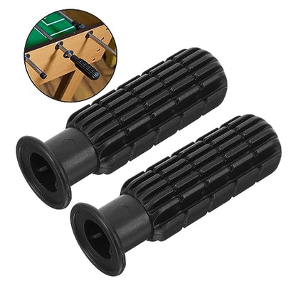 Abaodam 1Pair Durable Foosball Handles Replacement Ergonomic Grips for Tabletop Soccer Game Lightweight Easy to Install Compatible with Various Foosball Tables Enhance Your Game